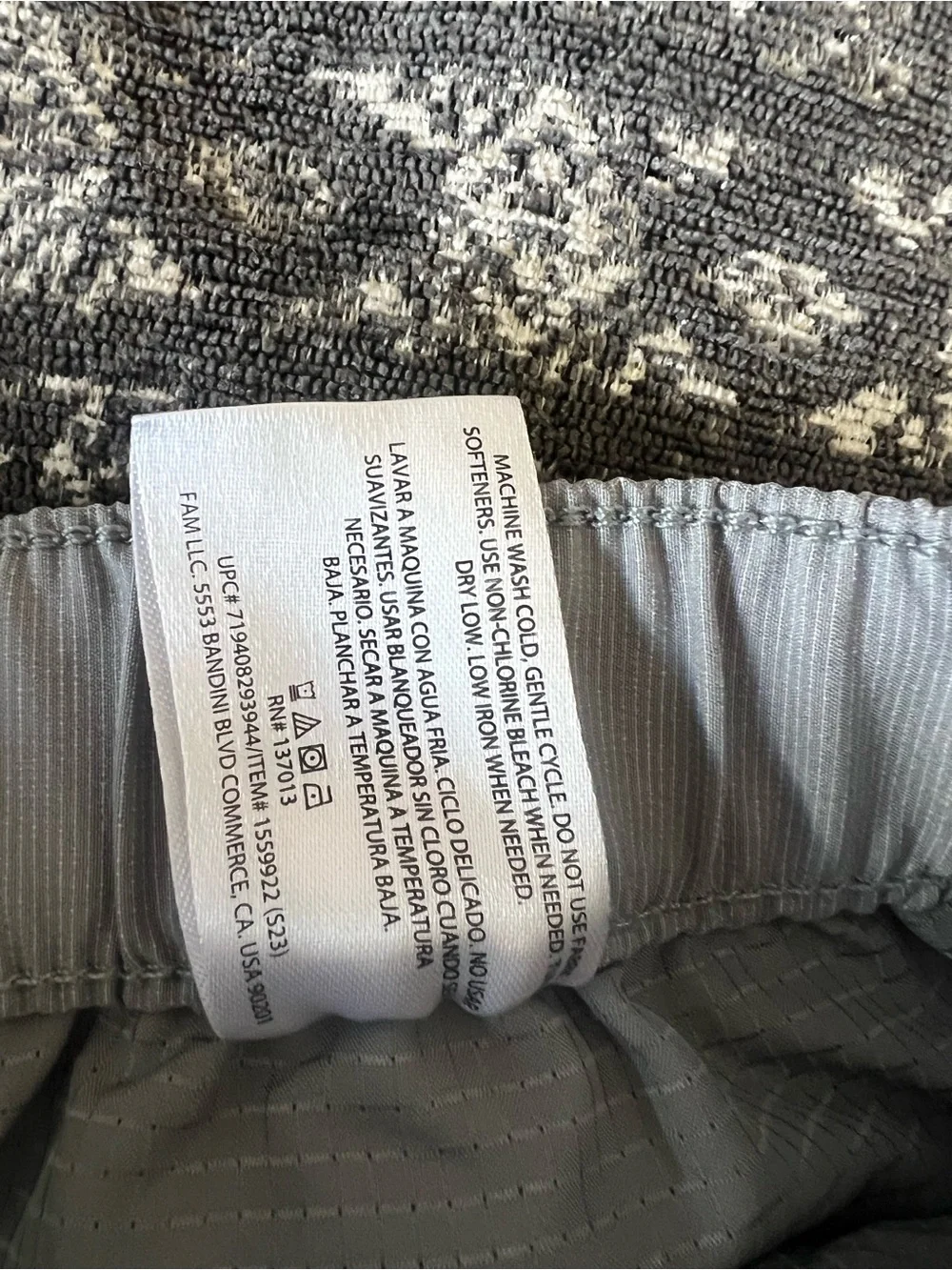 Banana Republic Light Gray Flat-Front Men's Shorts